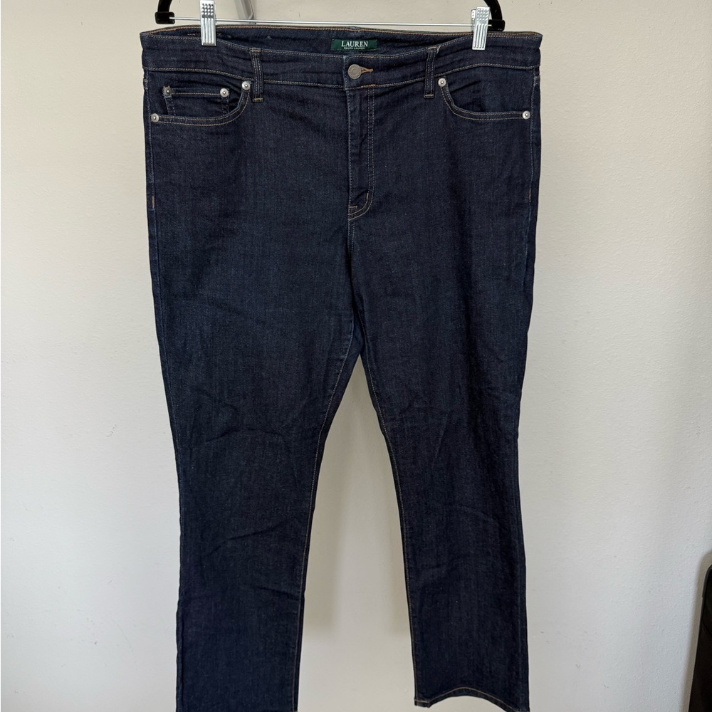 Lauren Ralph Lauren Dark Blue Straight Leg Jeans